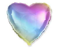 #BFK Balon foliowy 18" FX - Serce (gradient pastelowy), niepakowany