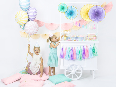 Balon foliowy Cyfra ''6'', 35cm, złoty