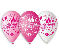 #BL Balony Premium Księżniczki, 12" / 5 szt.
