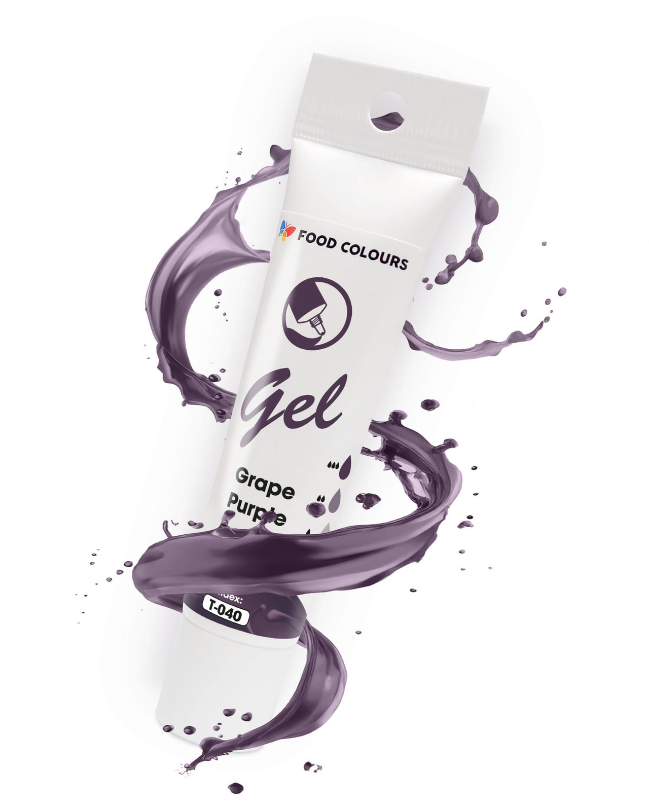 Barwnik w żelu winogronowy Grape Purple 30g Food Colours w tubce