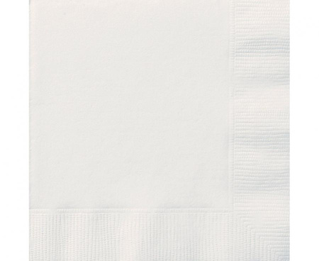 #ZSE Serwetki papierowe białe, 25x25 cm, 20 szt.