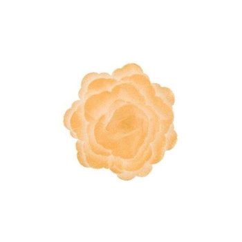 Dekoracja waflowa RÓŻA ZŁOTA PERŁOWA 4,5 cm Rose Decor