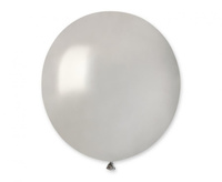 #BL Balony G19 pastel 19" - Metallic Silver 038/ 25 szt.