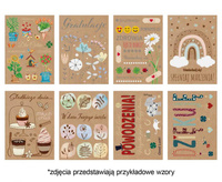 #ZK Laurka Eko Edition B6EKO 127x180 Ogólne zest. 660 Grafika - Kwiaty, Mix, Papier typu kraft