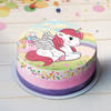 Opłatek na tort JEDNOROŻEC śr. 20 cm DeKora