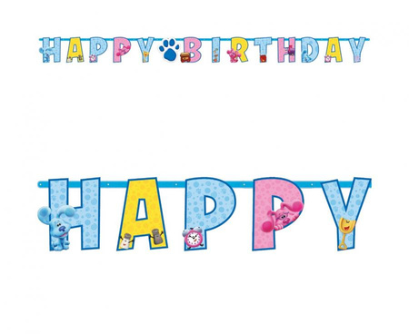 #DEBA Banner papierowy Blue's Clues, 180 x 15 cm