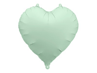 Balon foliowy Serce, 45cm, zieleń