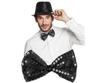 #STAI Mucha w cekiny czarna KK