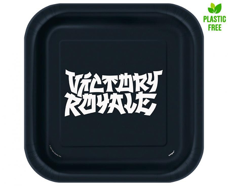 #ZTA Talerzyki papierowe "Fortnite", 23 cm, 8 szt. (plastic-free) KK