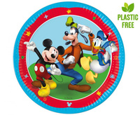 #ZTA Talerzyki papierowe Mickey Rock The House, next generation, 23 cm, 8 szt. (plastic-free) KK
