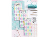 Balony 30cm, happy birthday, P. Baby Pink (1 op. / 6 szt.)