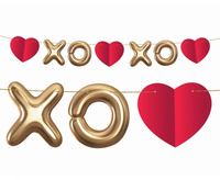 #DEGI Girlanda papierowa XoXo, 200 cm KK