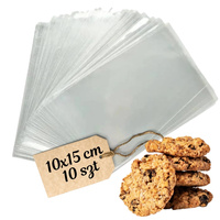 Woreczki celofanowe bez kleju 10x15 cm 10 szt.