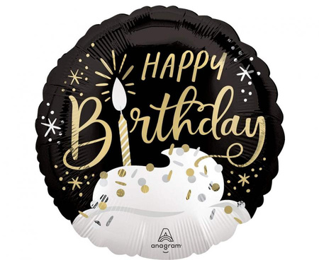 #BFK Balon foliowy 18" SHP -  Birthday wishes