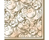 #ZSE Serwetki papierowe Cream&Gold, 33 x 33 cm,  20 szt.
