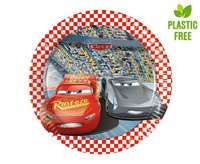#ZTA Talerzyki pap. Cars 3, next generation, 20 cm, 8 szt. (plastic-free)