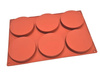 Forma silikonowa do żelki monoporcji 10x2,2 cm 6 gniazd