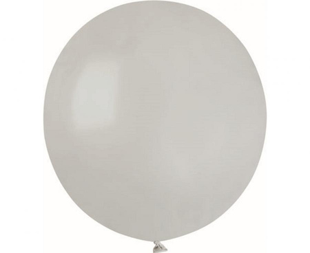 #BL Balony G150 pastel 19" - szare 70/ 50 szt. KK