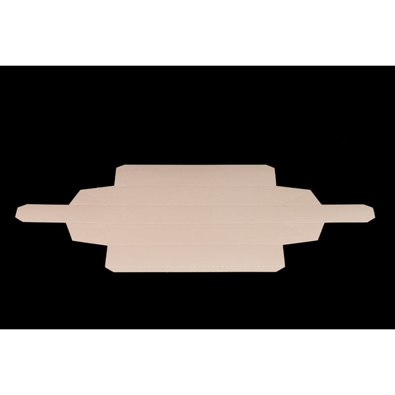 Różowe pudełko na makaroniki z widoczną wkładką na 6 sztuk