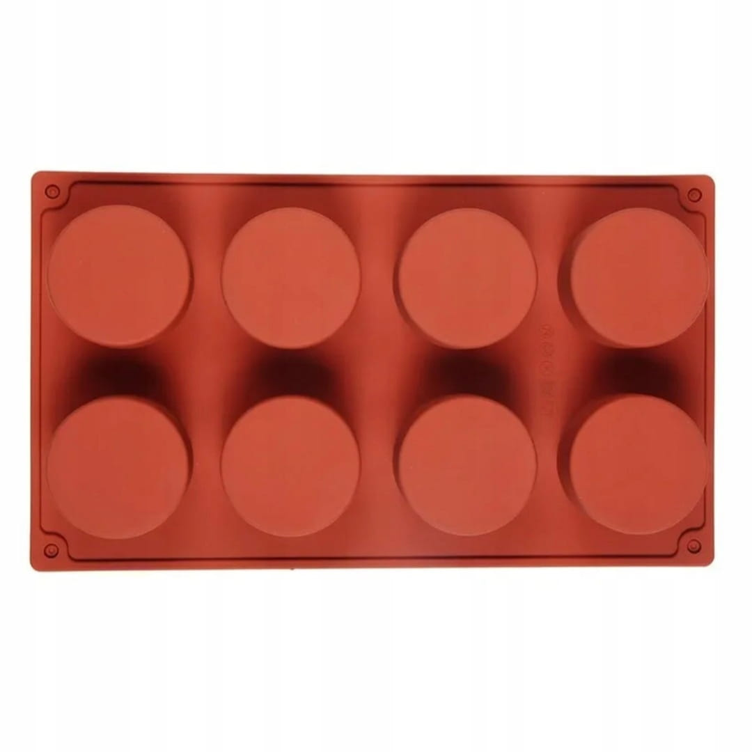Forma silikonowa WALEC 29x17 cm 8 gniazd widok z boku