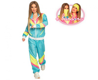 #STDO Kostium neonowy Retro, niebieski, rozm. L