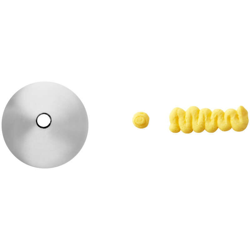 Tylka okrągła Wilton 4 oraz przykładowe dekoracje z kremu