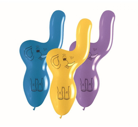 #BL Balony Premium Słoniki, 90 cm / 3 szt.