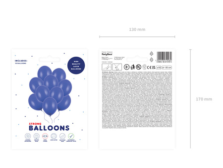 Balony Strong 30cm, Pastel Hot Pink (1 op. / 10 szt.)