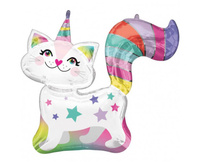 #BFK Balon foliowy SuperShape Caticorn, 78x71 cm, zapakowany