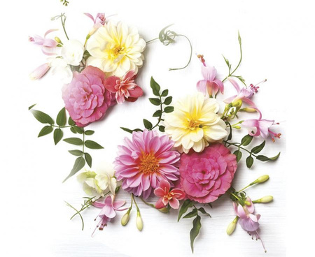 #ZSE Serwetki pap. Delicate Flowers Composition, 33x33 cm