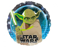 #BFK Balon foliowy18" STAR WARS GALAXY YODA