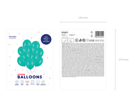 Balony Strong 30cm, Pastel Black (1 op. / 10 szt.)