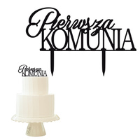 Topper na tort KOMUNIA ŚWIETA WZ.Y