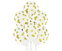 #BL Balony D11 Stars 1C5S, 6 szt.