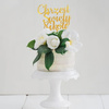 Topper na chrzest święty personalizowany Chrzest Święty + imię