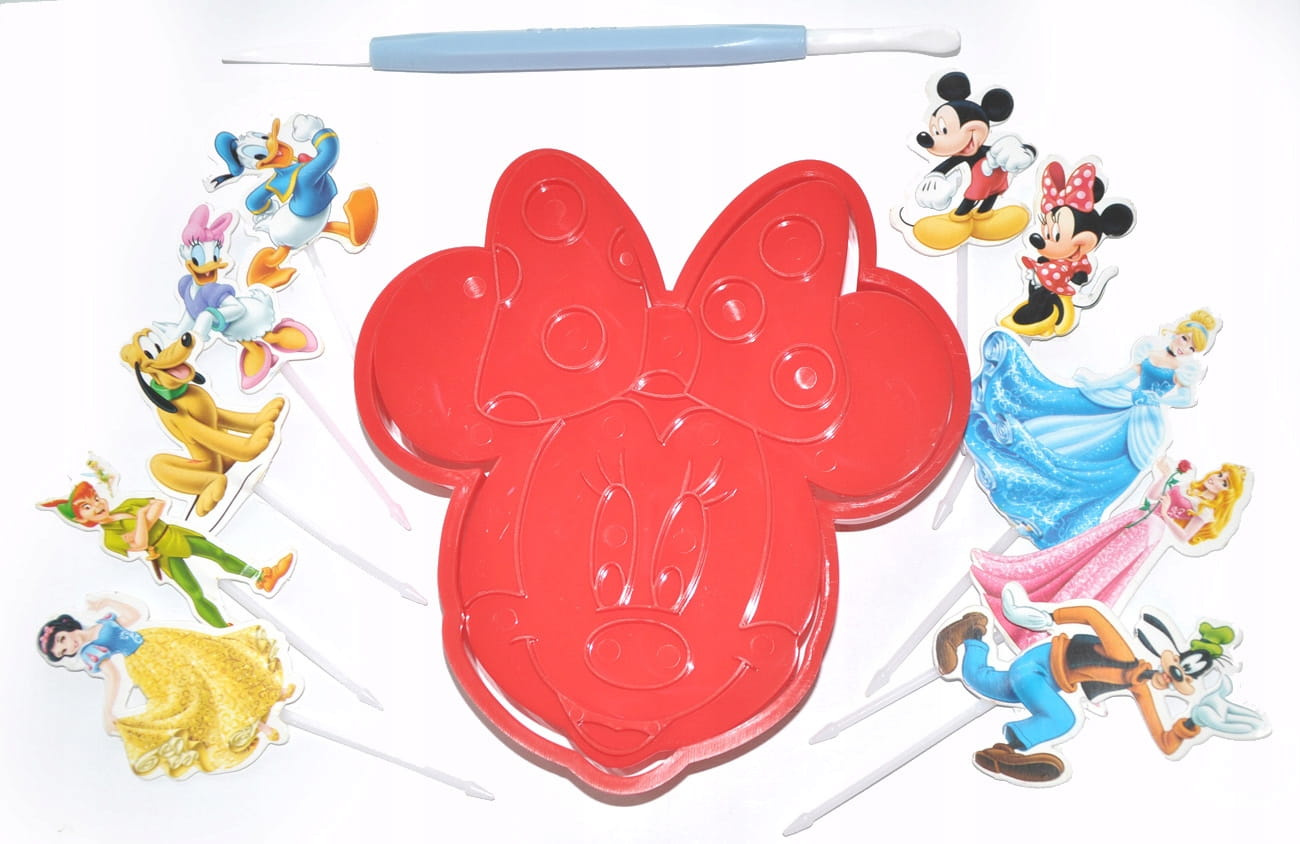 Zestaw foremka Myszka Minnie Disney i topperki do muffinek