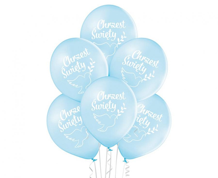 #BL Balony D11 Chrzest Święty PA 003 1C2S, 6 szt.