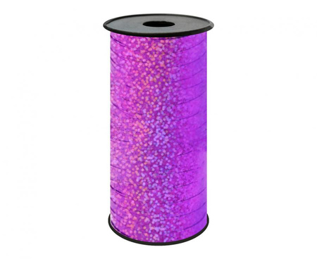 #PAK Tasiemka/wstążka holograficzna różowa, 100y (92 m) KK