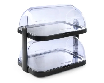 Witrynka chłodząca roll-top podwójna 440x320x(H)440mm Hendi
