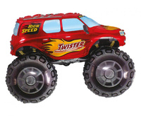 #BFK Balon foliowy 24" FX - "Samochód TWISTER" (czerwony), pakowany