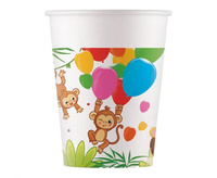#ZKU Kubeczki papierowe Jungle Balloons FSC, 200 ml, 8 szt.