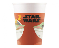 #ZKU Kubeczki papierowe (WM), Star Wars Mandalorian, 200ml, 8 szt. (SUP label)