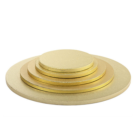 Podkład pod tort ZŁOTY Ø 25 cm H 1,2 cm