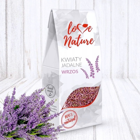 Kwiaty jadalne płatki WRZOS dziki 20 g Love NATURE