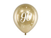 Balony Rainbow 30cm metalizowane, jasny zielony (1 op. / 100 szt.)