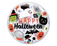 #BFK Balon foliowy 22" QL Bubble Poj. "Everything Halloween" KK