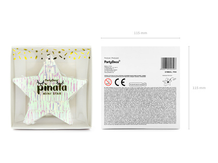 Girlanda Electric Holo - Flagietki, mix,  1,8m