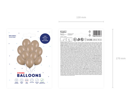 Balony Strong 27cm, Metallic Baby Blue (1 op. / 50 szt.)