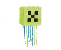 #PI Piniata Zielony Piksel, rozm. 28x28x28 cm