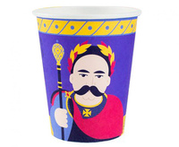 #ZKU Kubeczki papierowe "Królewska Impreza", 6 szt. KK